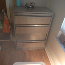 Metal Dresser Missing One Panel Price To Sale