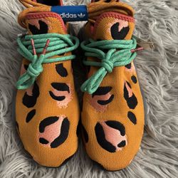 Pharrell Williams × adidas HU NMD Animal Print GZ4439 Men's Size 7