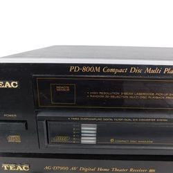 TEAC AUDIOPHILE 6 DISCS CD PLAYER 💿 WITH BUILT-IN DACS $160 FINAL PRICE READ DESCRIPTION AND SEE ALL PICTURES