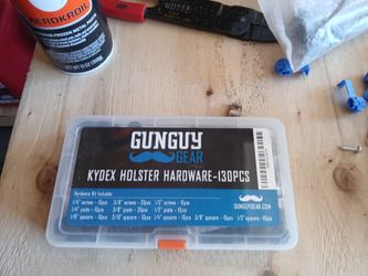 Kydex holster hardware
