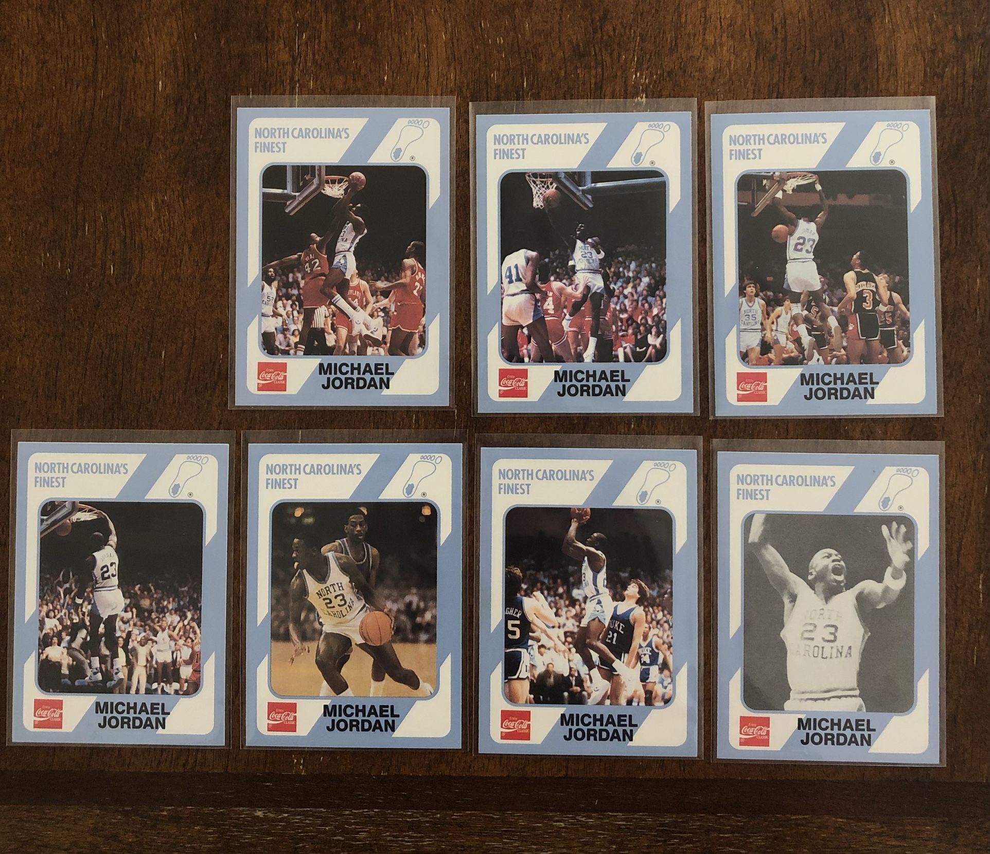 Michael Jordan Coca-Cola Collegiate Collection North Carolina Finest 1989