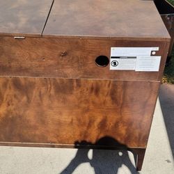 Asher Record Storage Media Console
