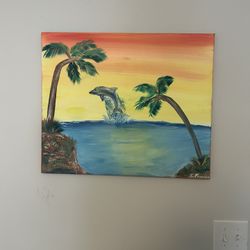 Dolphin beach.     Favara art