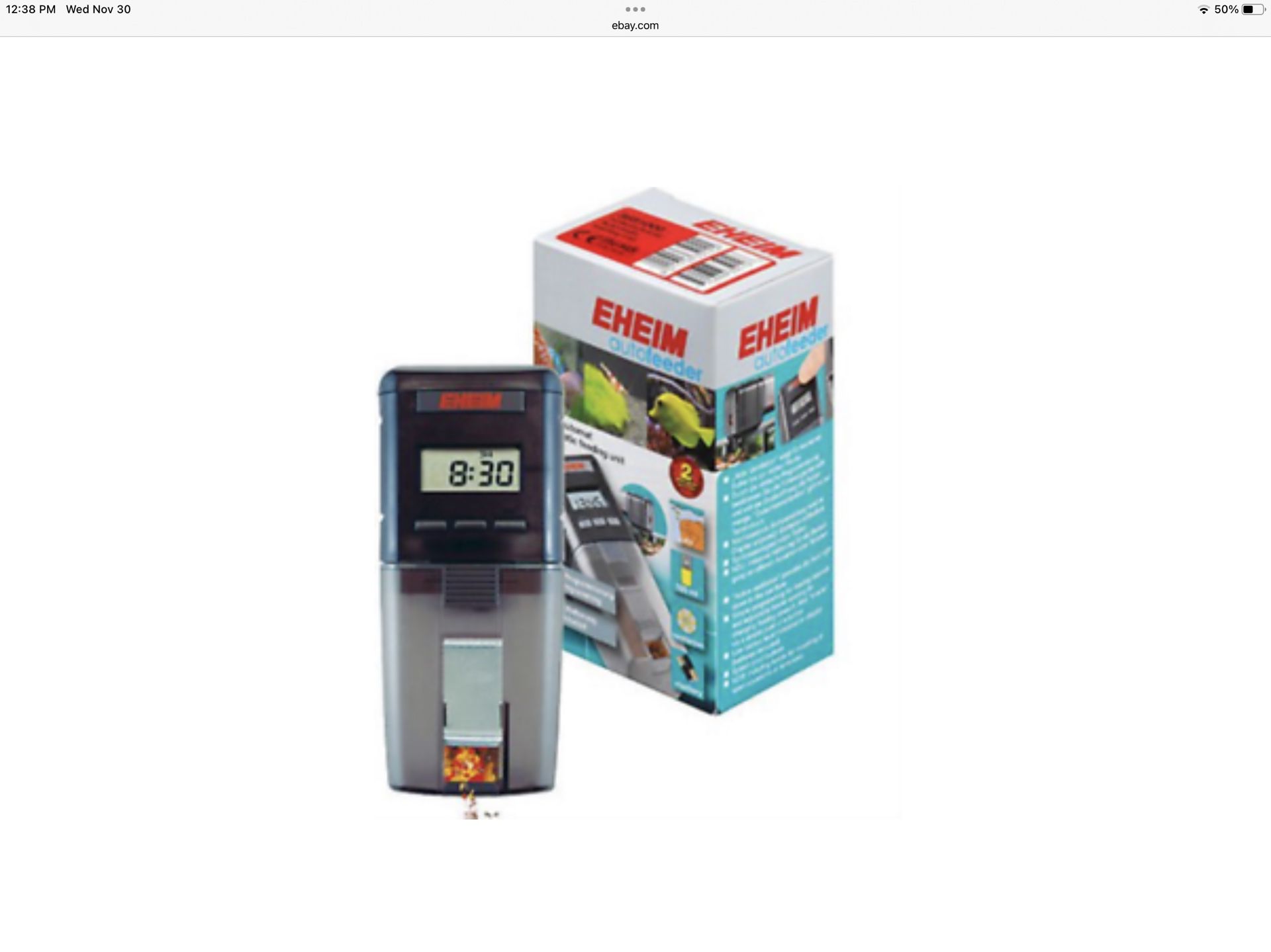Automatic, Fish Feeder New In Package By Eheim