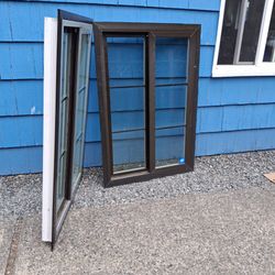 2 -Vinyl windows 36x54 Slider