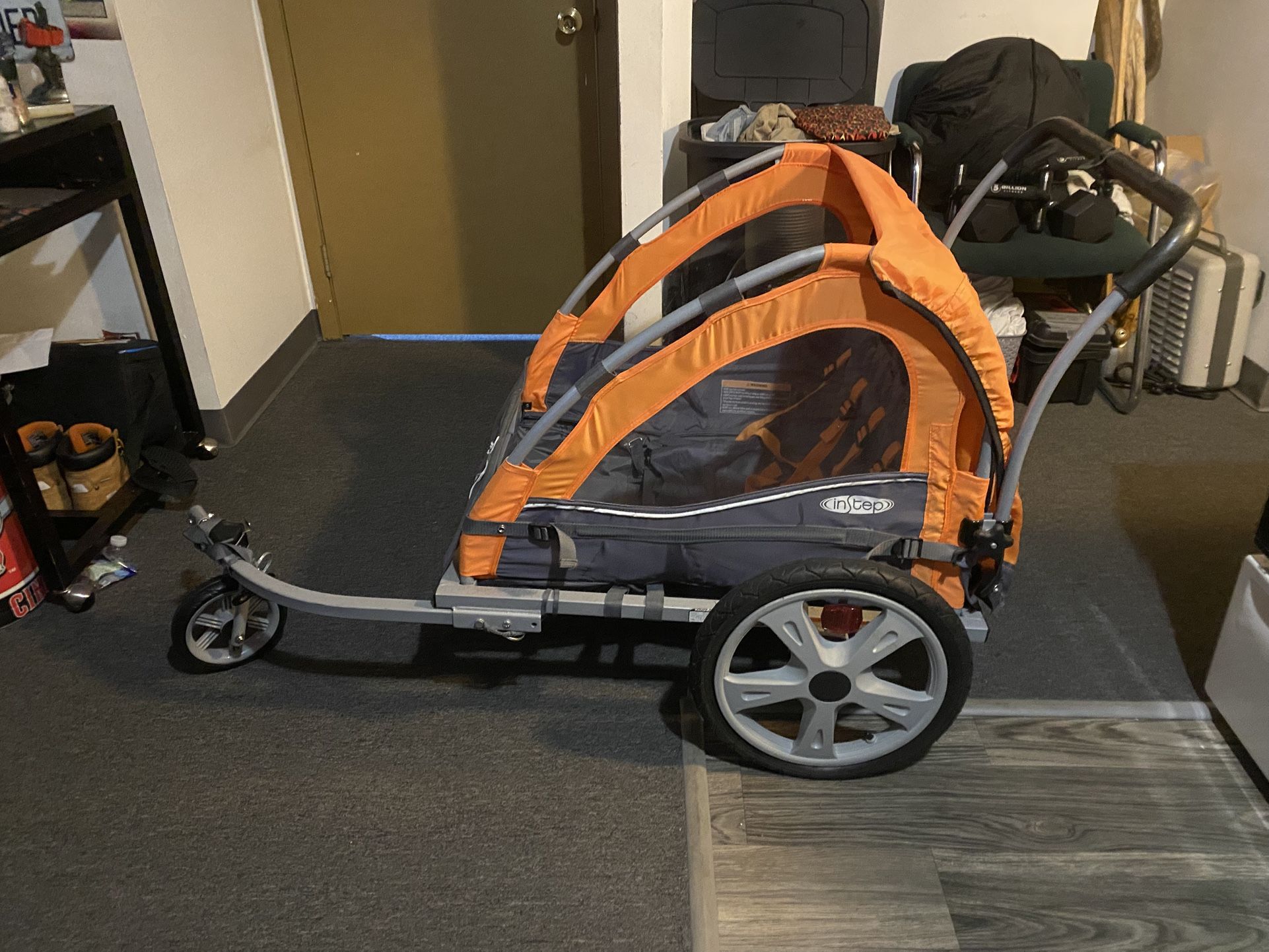 InStep Quick-N-EZ Double Tow Behind Bike Trailer