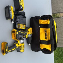 Dewalt Xr Impact Drill Set New
