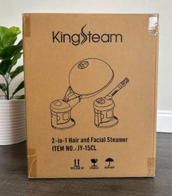 KingSteam 2-in-1 Hair & Facial Steamer JY-15CL – New in Box