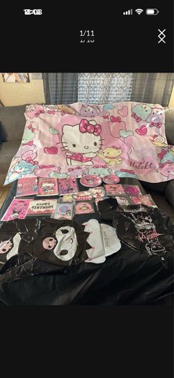 Hello Kitty, party supplies