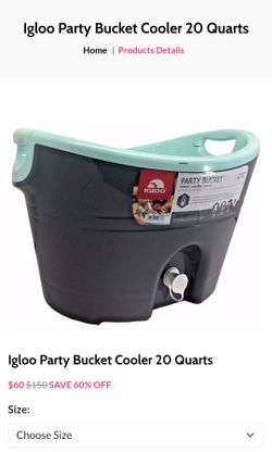 Igloo bucket