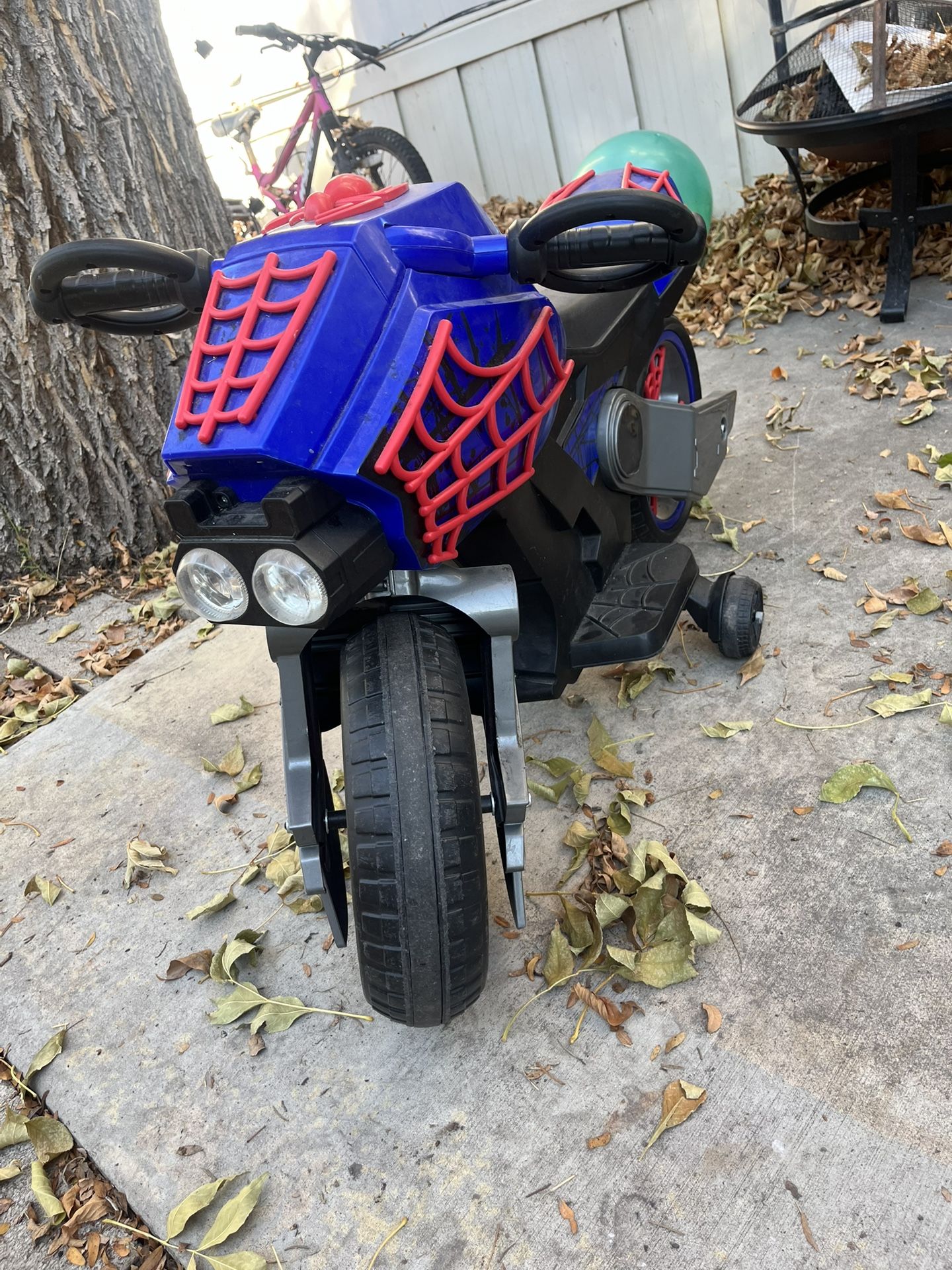 Spider man 6v kids Motorcycle