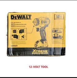 DeWalt XTREME 5-in-1 12V Max Brushless Cordless Drill — 3/8” Keyless, Battery + Charger Included
