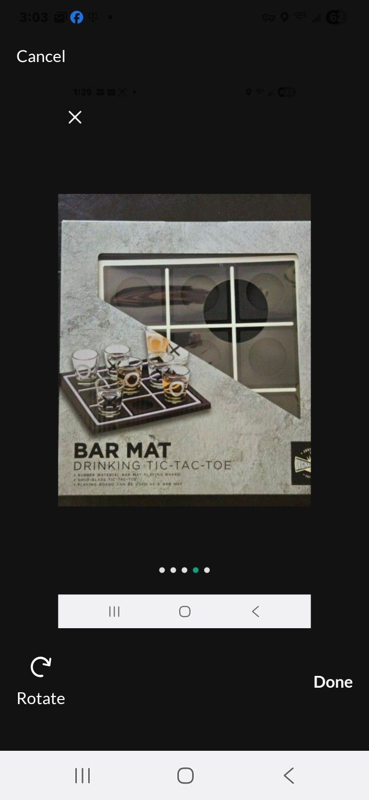 Boxed BAR tic Tac Toe Game In Gift Box. Holmdel Nj