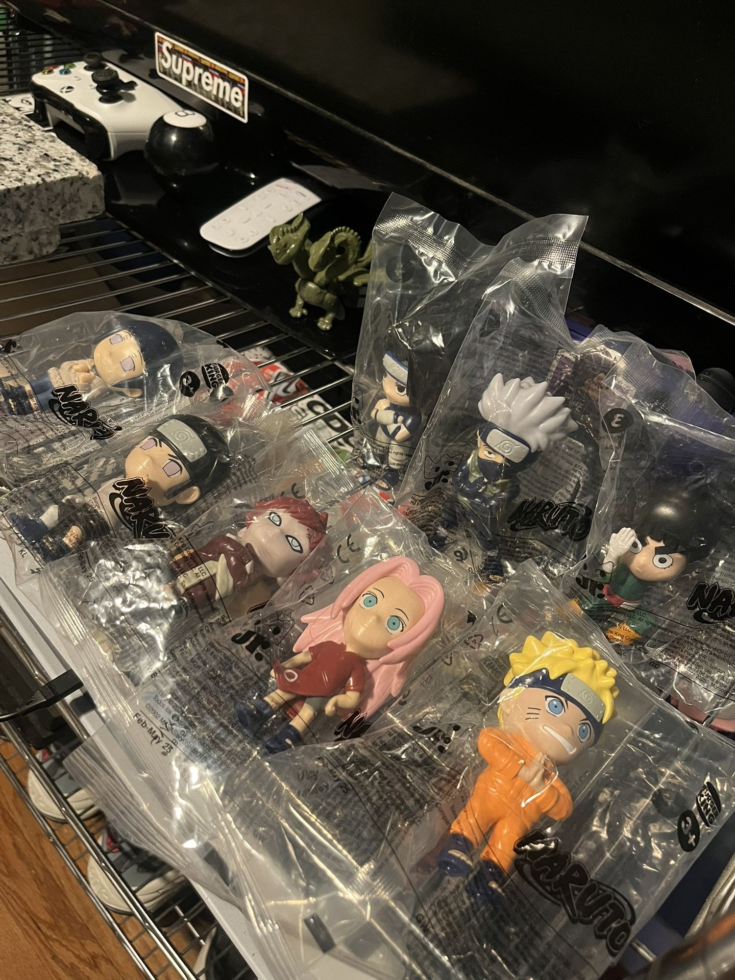 Naruto X Burger King “complete Set”