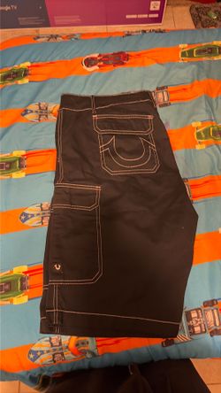 Size 38 true religion shorts