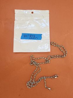 Brand New Silver 24 in Bag Chain
