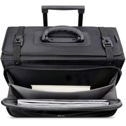 Black Rolling Laptop Bag 