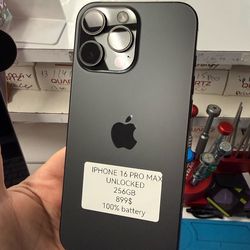 iPhone 16 pro max unlocked 256gb