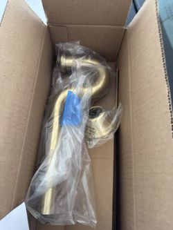 New Gold Decorative P Trap