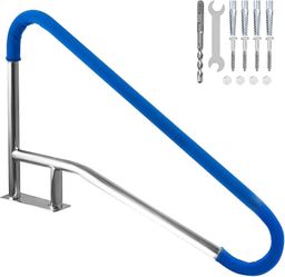 Pool Handrail 30x22 inch 304 Stainless Steel Spa handrail w/Quick Mount Base Plate for Deck Mounted Brand New still in the box E506