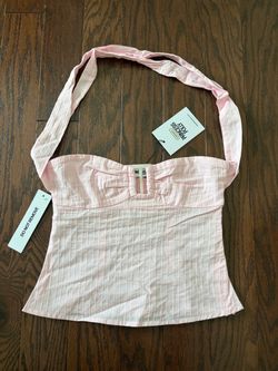 Isabetta Halter Top Pink