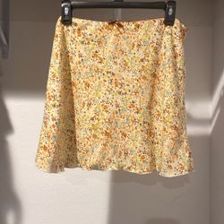 Multi Colored Flowered Skirt 