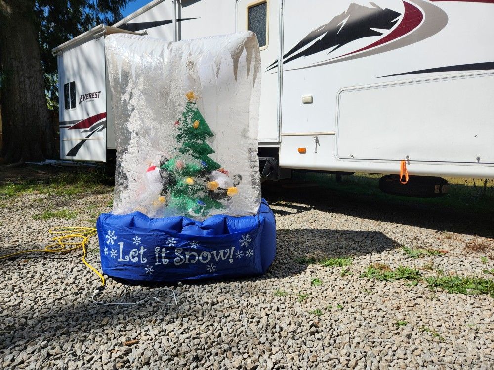 Let It Snow Christmas INFLATABLE Decoration