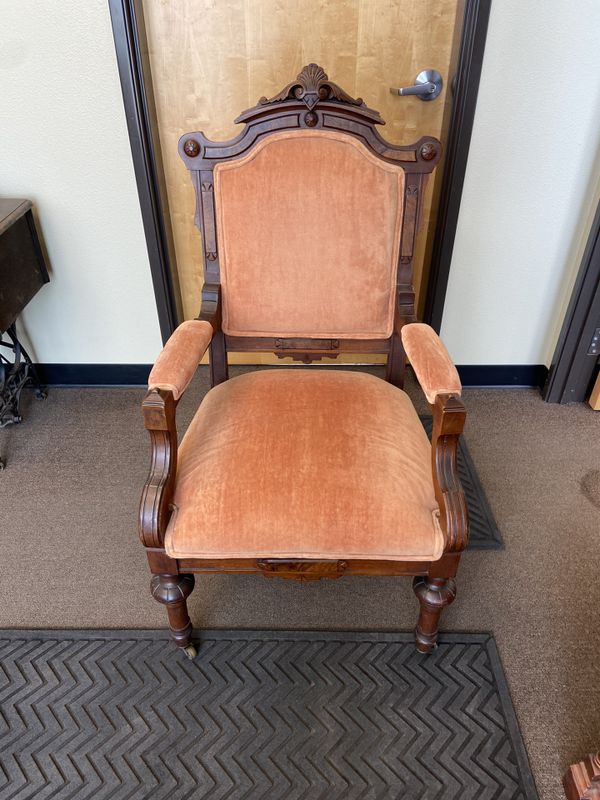 Antique Matching Sofa, King + Queen Chairs Circa 1910 for Sale in