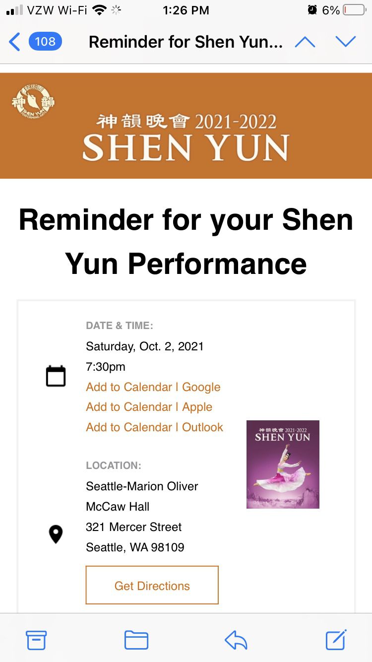 Shen Yun Tickets 