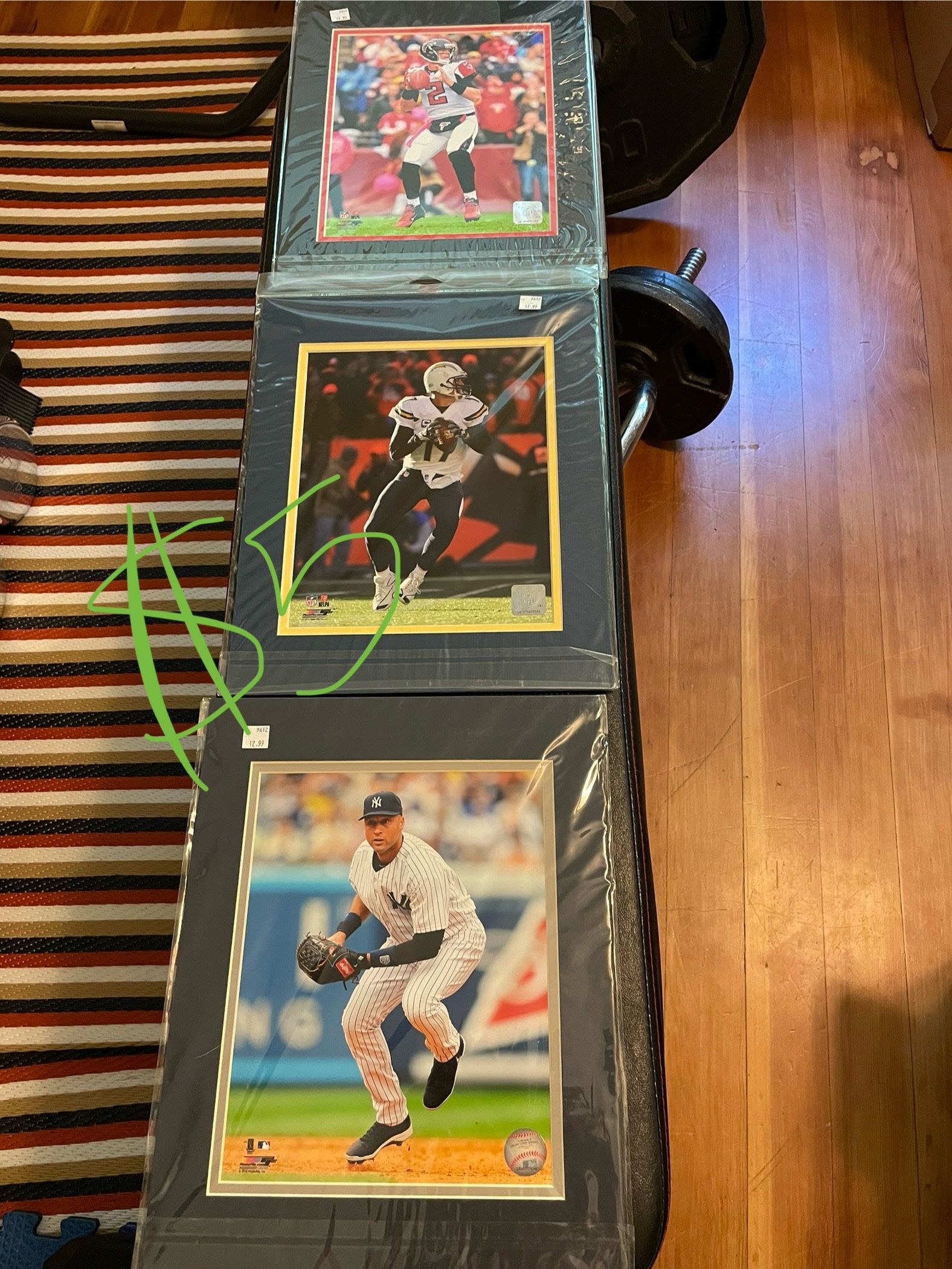 Framed Sports Photos $5 Each Or All 3 For $10