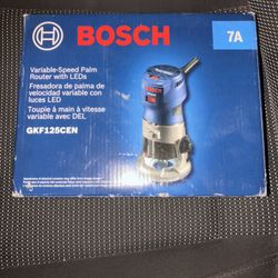 Bosch 1/4-in 7 -Amp 1.25 -HP Variable Speed Fixed Router