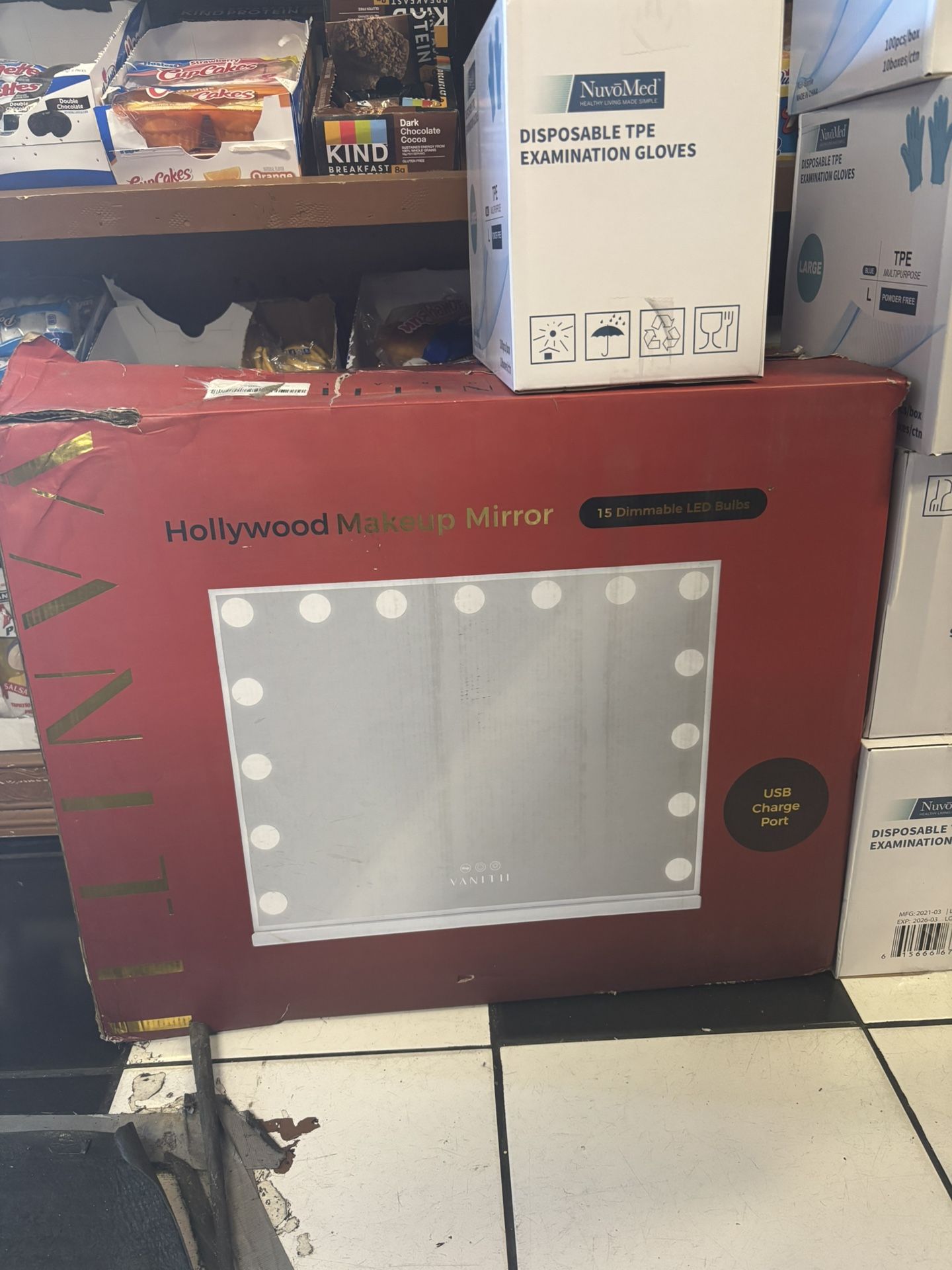 π‘ Vanitii Hollywood Makeup Mirror | 15 Dimmable LED Bulbs + USB Port