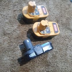 Ryobi Batteries 18v