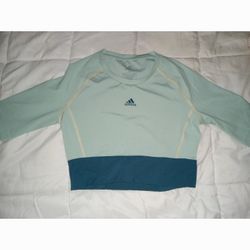 New ADIDAS sea green short sleeve 