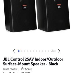 JBL Professional Control 25 AV Speakers Indoor And Outdoor