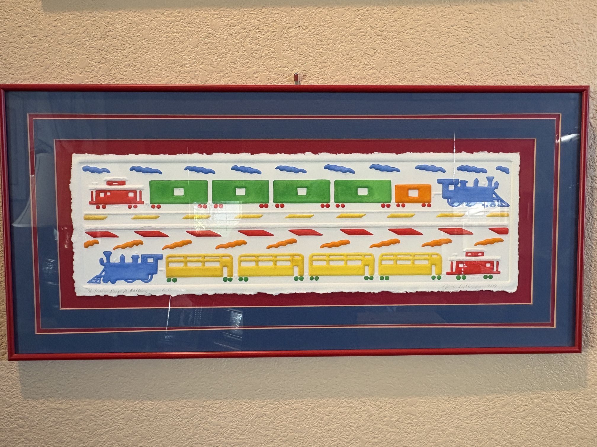 Jane Billman embossed print