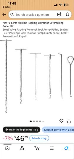 Packing Extractor Tool 6Pcs