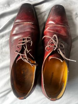 Magnanni Brown Leather Laced Oxfords