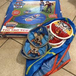 Paw Patrol Tic Tac Toss Game