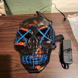 Skeleton Mask With Lights