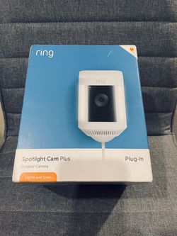 Ring Spotlight Cam Plus Plug-In Outdoor Camera
