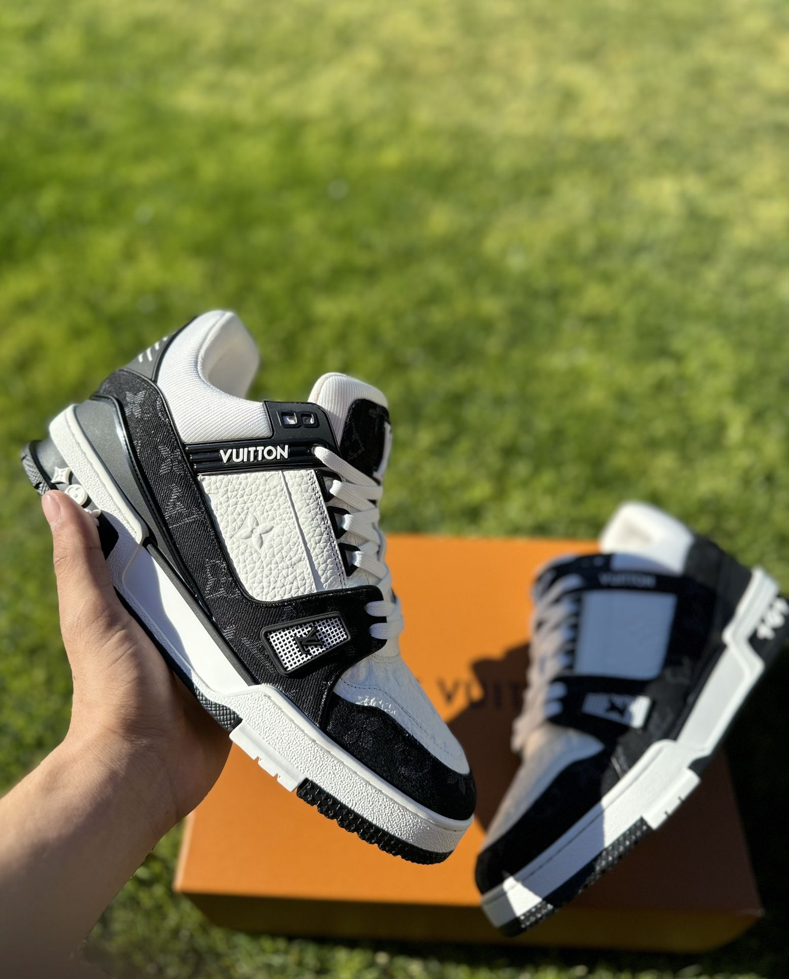 Black LV Trainers