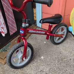 Chicco Red Bullet Balance Bike Bicycle