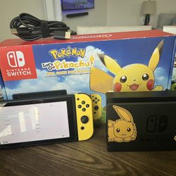Nintendo Switch Console - Let’s Go Pikachu! Edition.