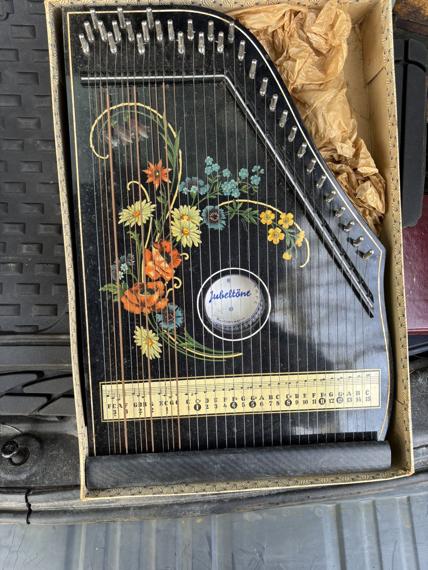 Antique German Harp