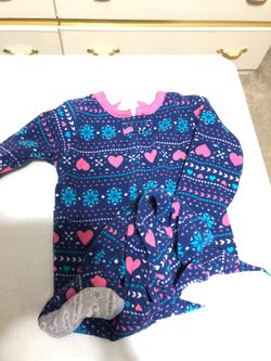 Carters fleece footed sleeper 24 months