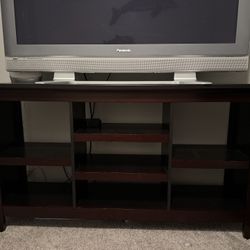 Free Dark Brown Entertainment Center!