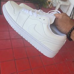 Air Jordans, Low Cut Triple White Brand New 9.5