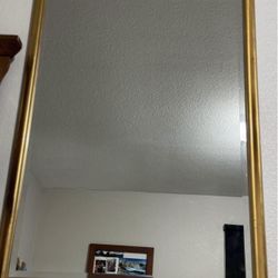 Vintage Gold Mirror 