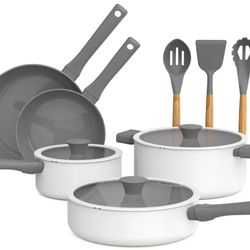 bella 12PC Cookware Set, Evergood Nonstick Coating